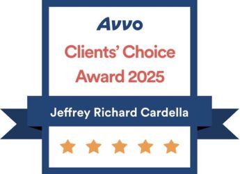 Avvo Clients Choice Award for Criminal Attorney Jeff Cardella