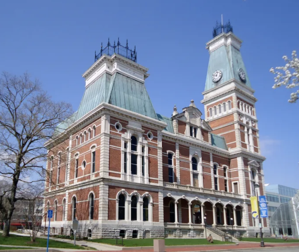 Columbus, Bartholomew County, Indiana Courthouse
