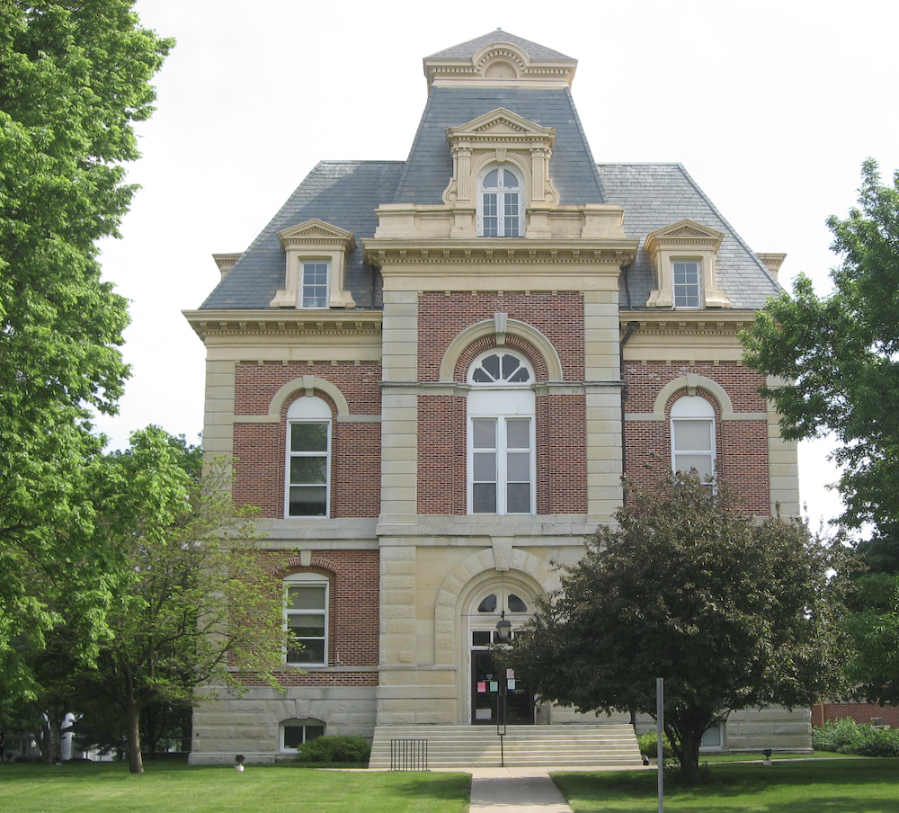 Fowler, Benton County, Indiana Courthouse