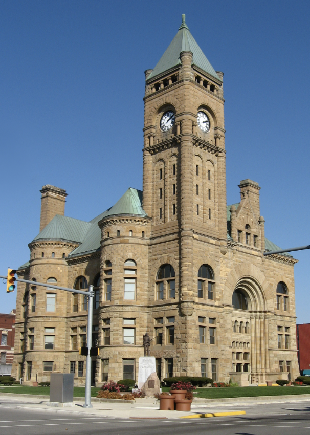 Hartford City, Blackford County, Indiana Courthouse