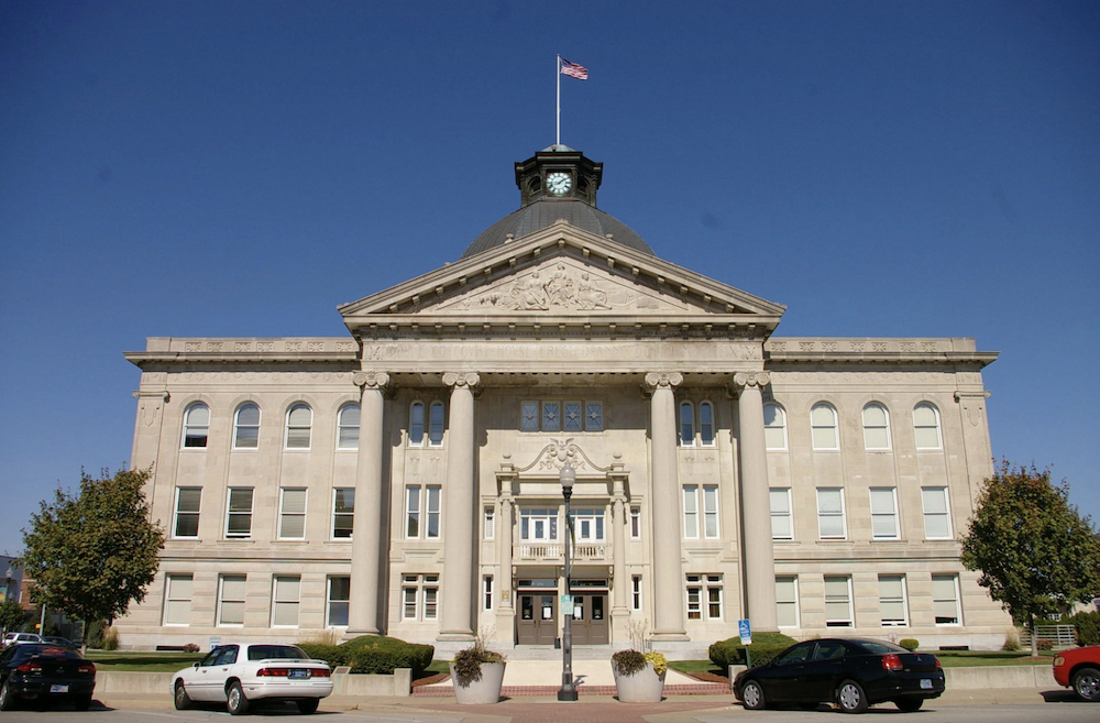 Lebanon, Boone County, Indiana Courthouse