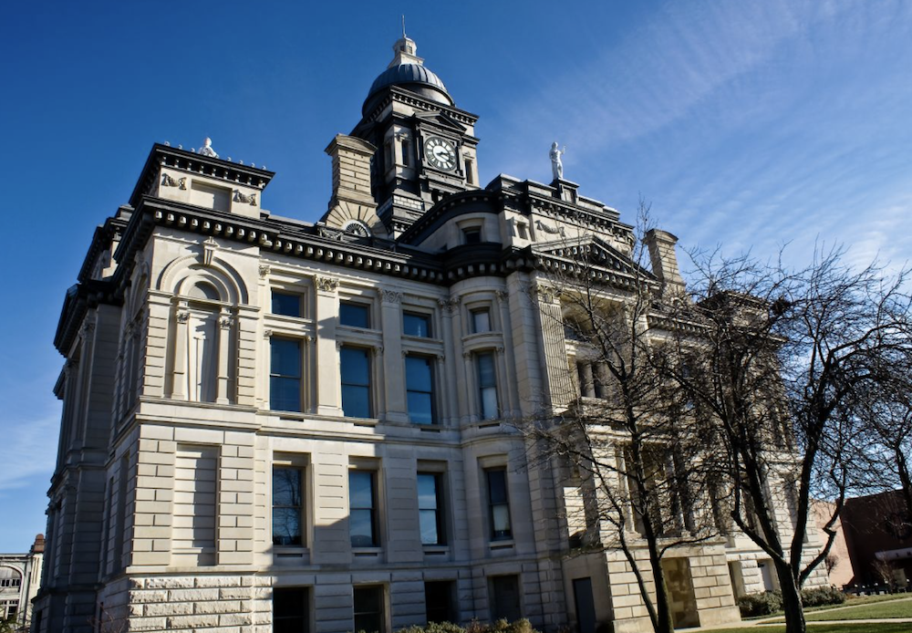 Frankfort, Clinton County, Indiana Courthouse