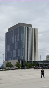 Criminal Defense Attorney & Expungement Lawyer Jeff Cardella outside the Indianapolis Marion County Community Justice Center