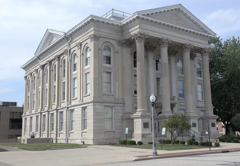 Lawrenceburg, Dearborn County, Indiana Courthouse
