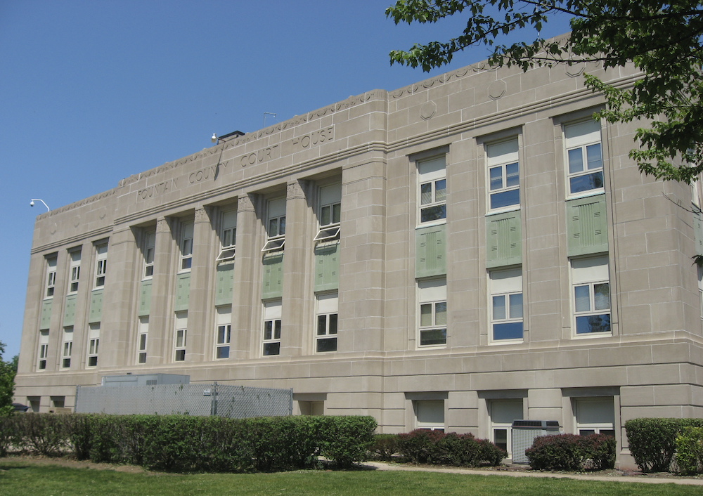 Covington, Fountain County, Indiana Courthouse