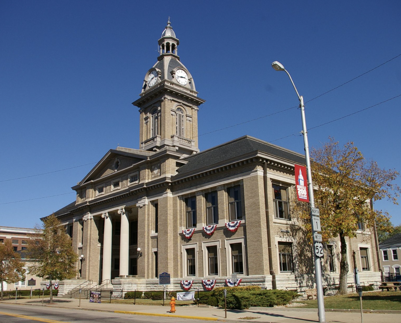 Brookville, Franklin County, Indiana Courthouse
