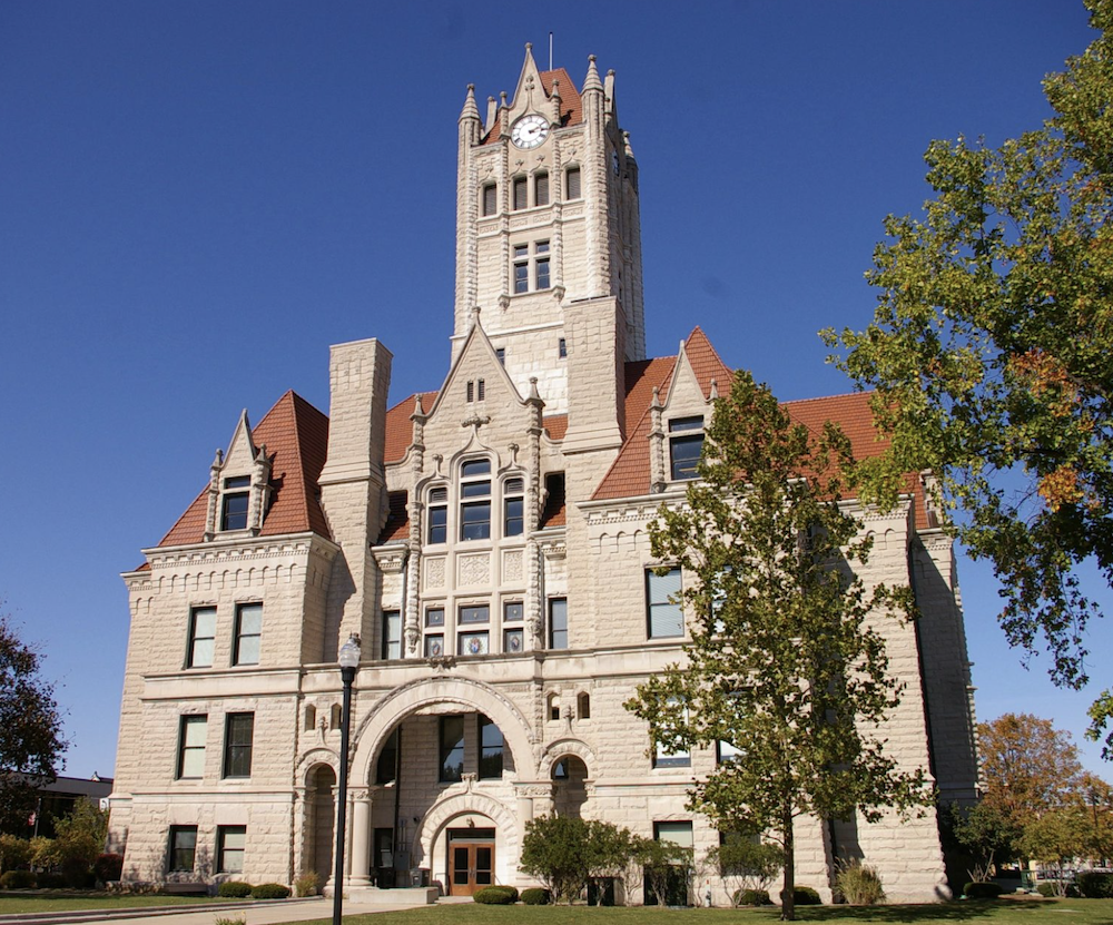 Greenfield, Hancock County, Indiana Courthouse