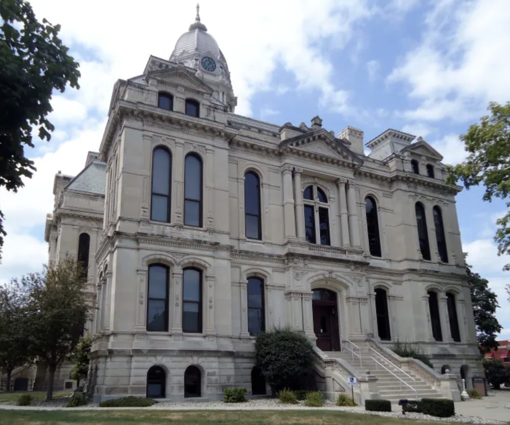 Warsaw, Kosciusko County, Indiana Courthouse