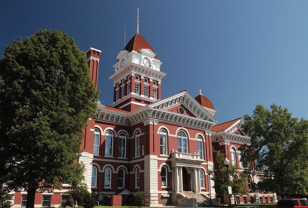 Crown Point, Lake County, Indiana Courthouse