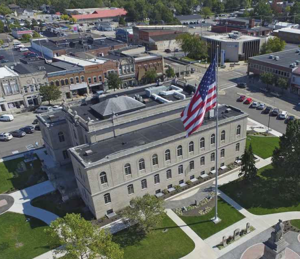 Bedford, Lawrence County, Indiana Courthouse