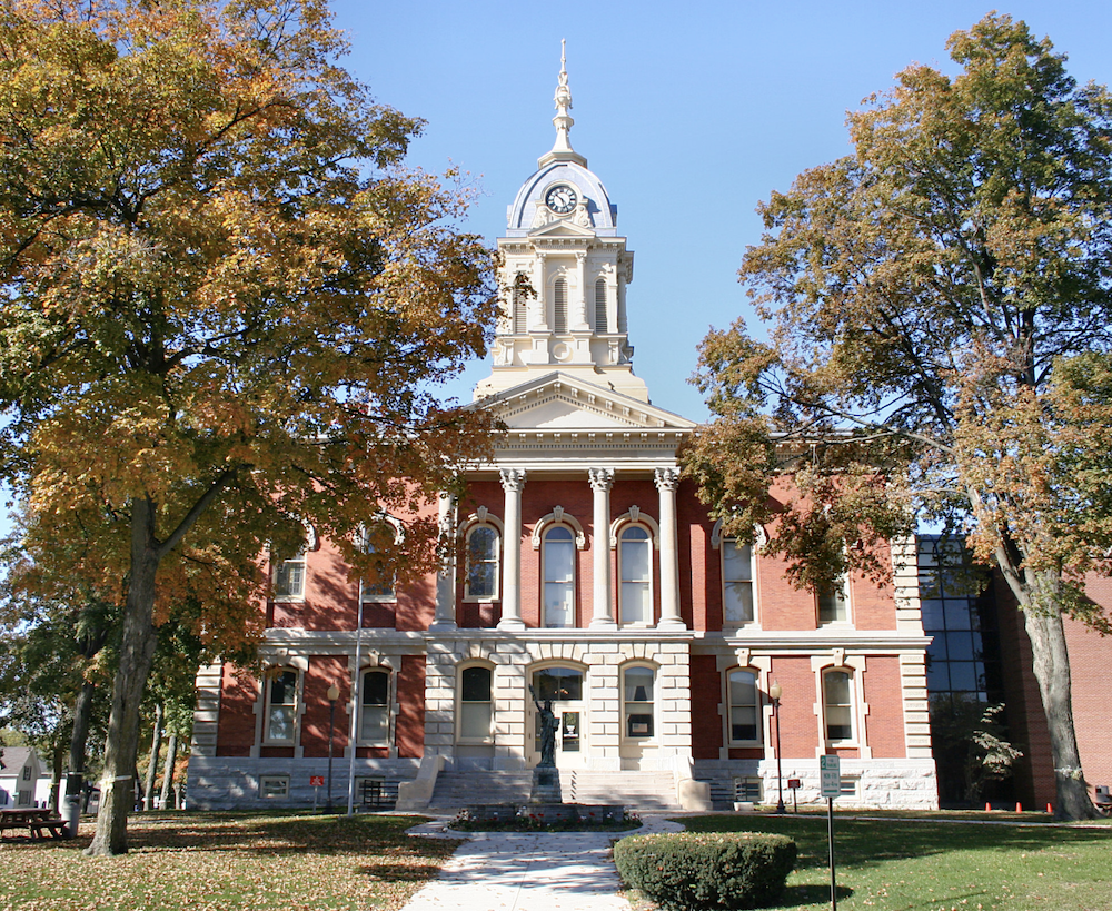 Plymouth, Marshall County, Indiana Courthouse