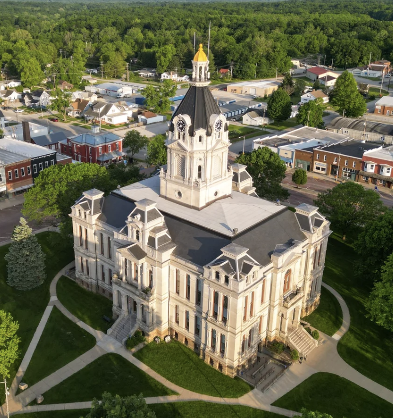Rockville, Parke County, Indiana Courthouse
