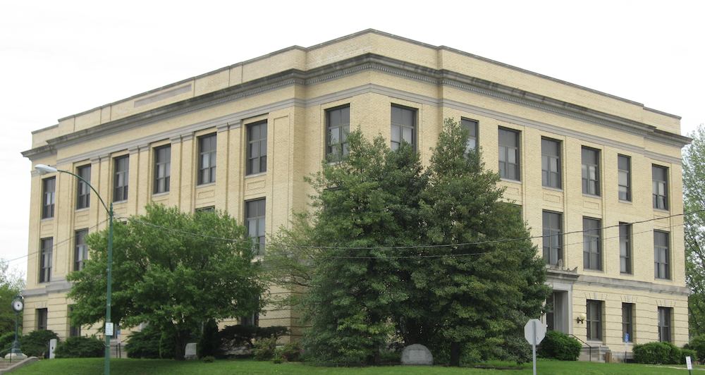 Petersburg, Pike County, Indiana Courthouse