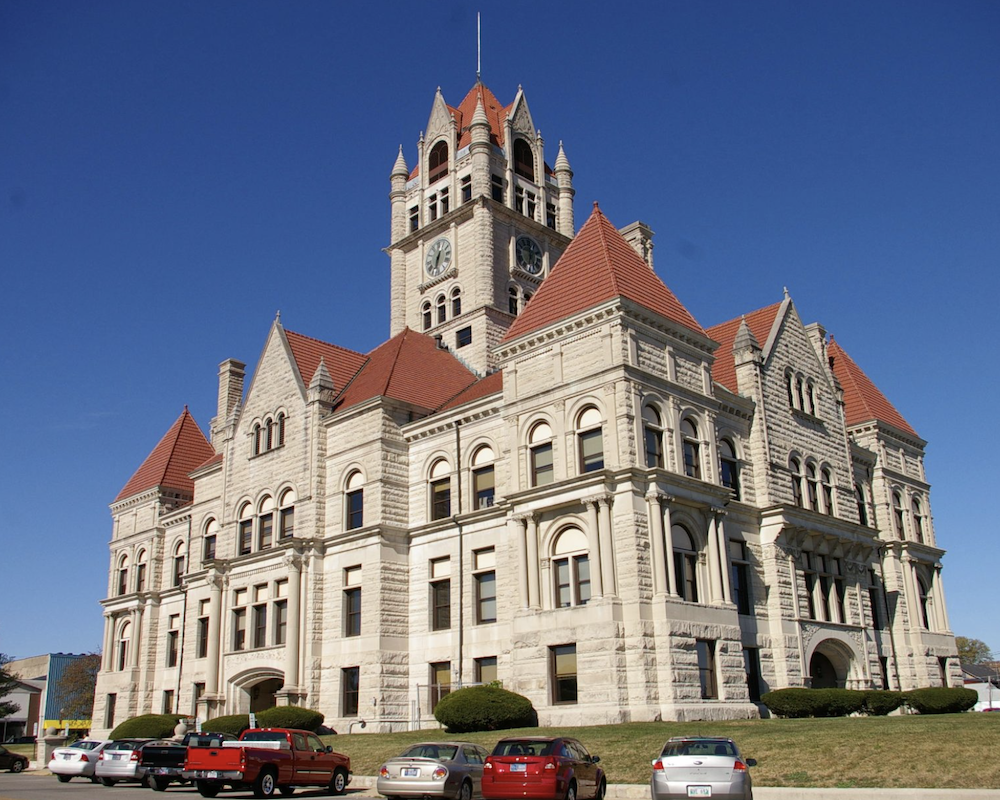 Rushville, Rush County, Indiana Courthouse
