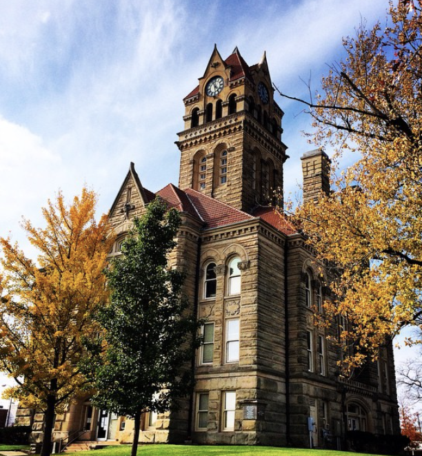 Knox, Starke County, Indiana Courthouse