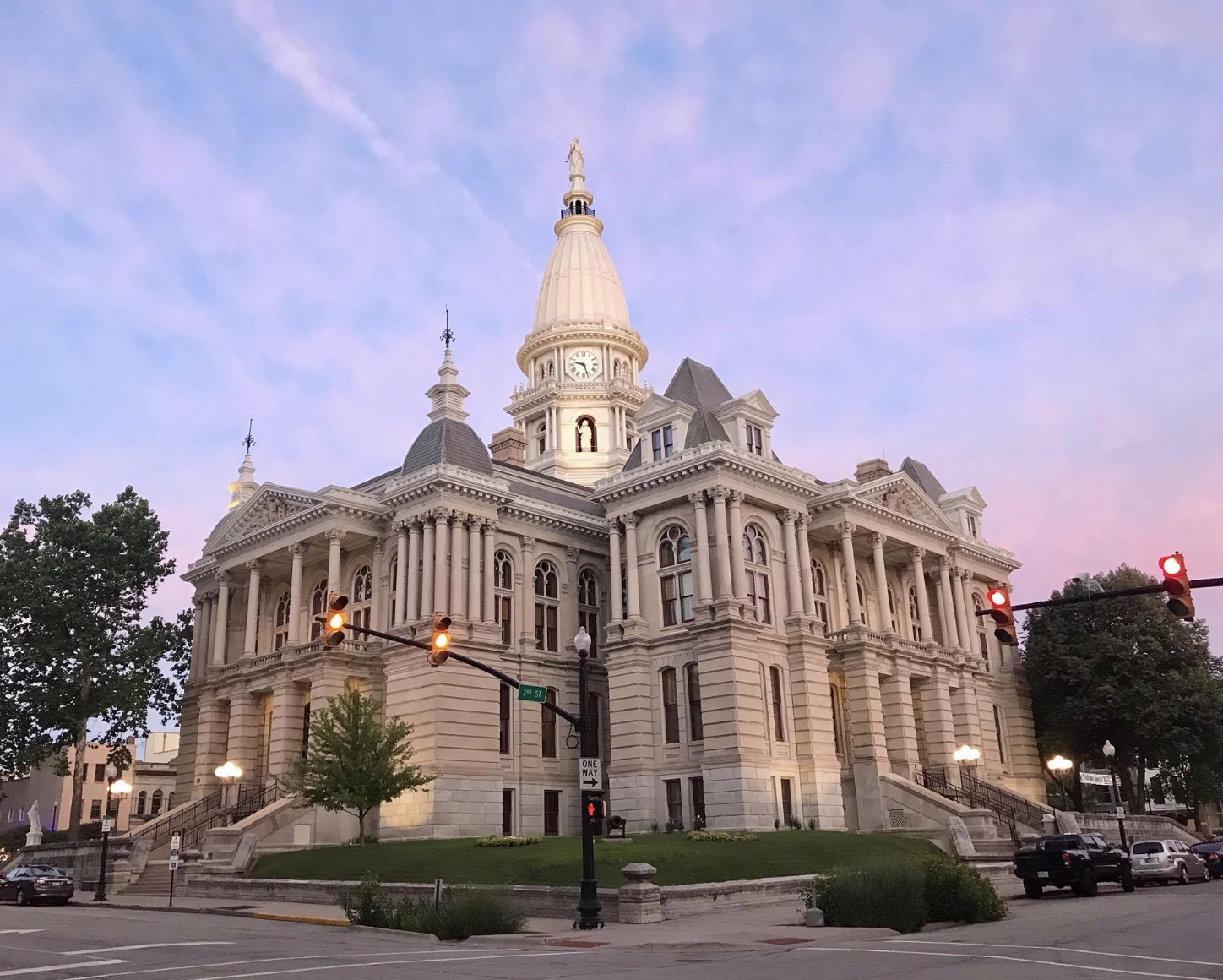 Lafayette, Tippecanoe County, Indiana Courthouse
