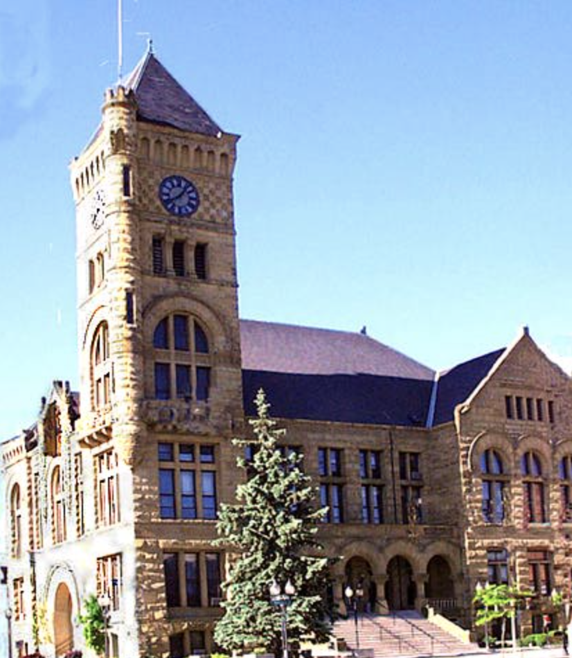 Bluffton, Wells County, Indiana Courthouse