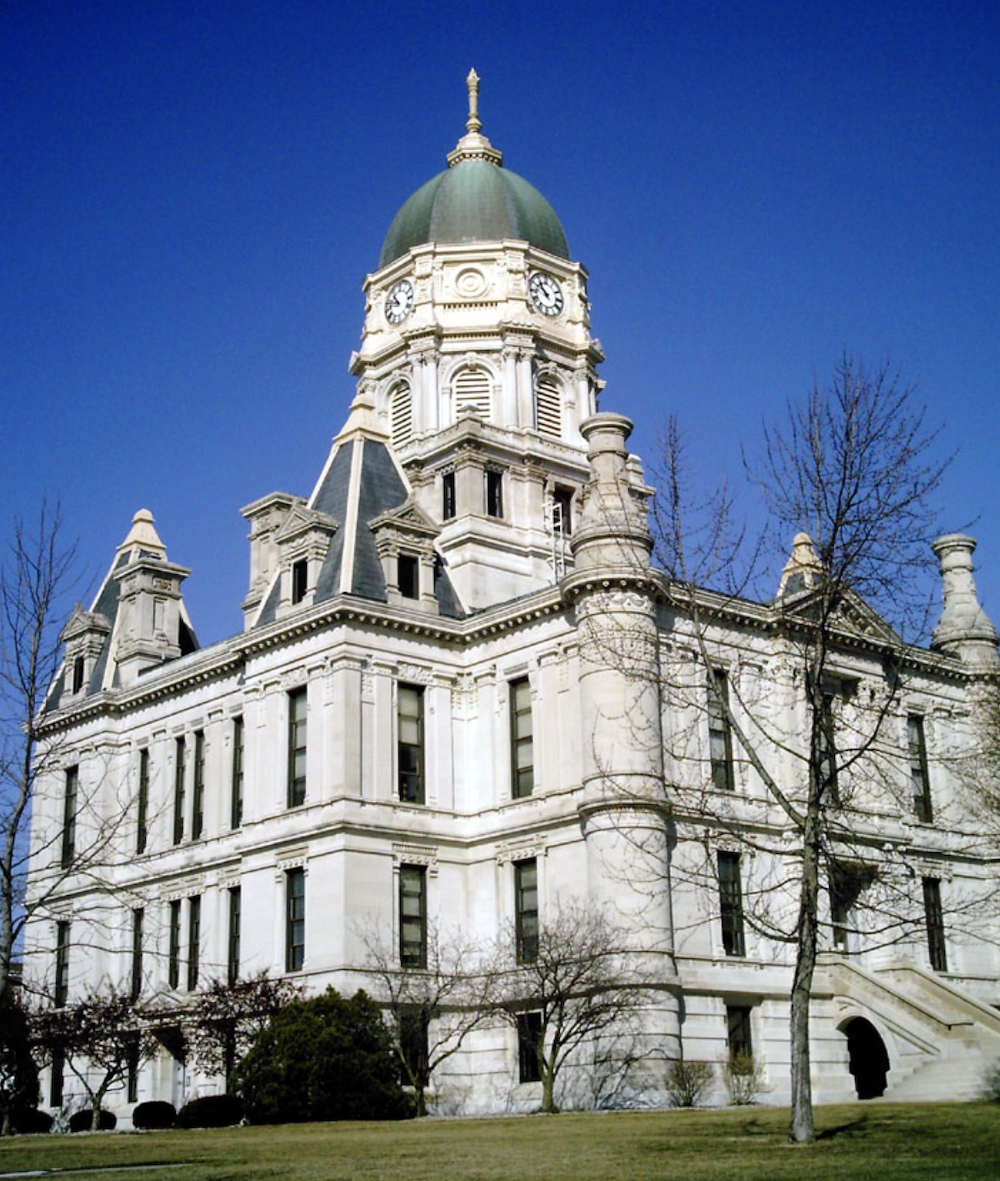 Columbia City, Whitley County, Indiana Courthouse
