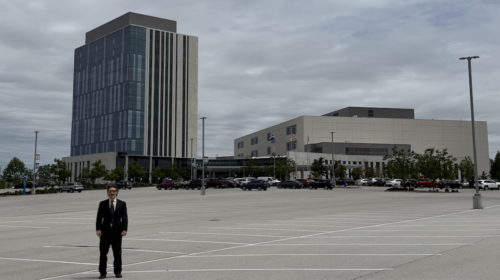 Attorney Jeff Cardella outside the Indianapolis Marion County Community Justice Center
